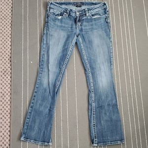 Silver aiko bootcut jeans